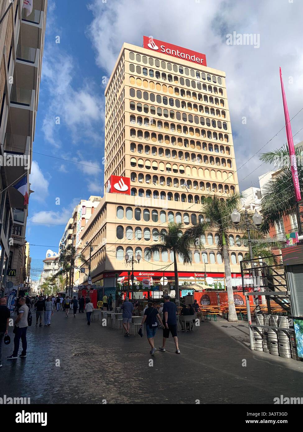 Santa Cruise Tenerife Canary Islands Spain shop shopping sights outside hot and sunny weather holiday people place Sketchers Koala Bay shop inside - Smartphone Captured Stock Image