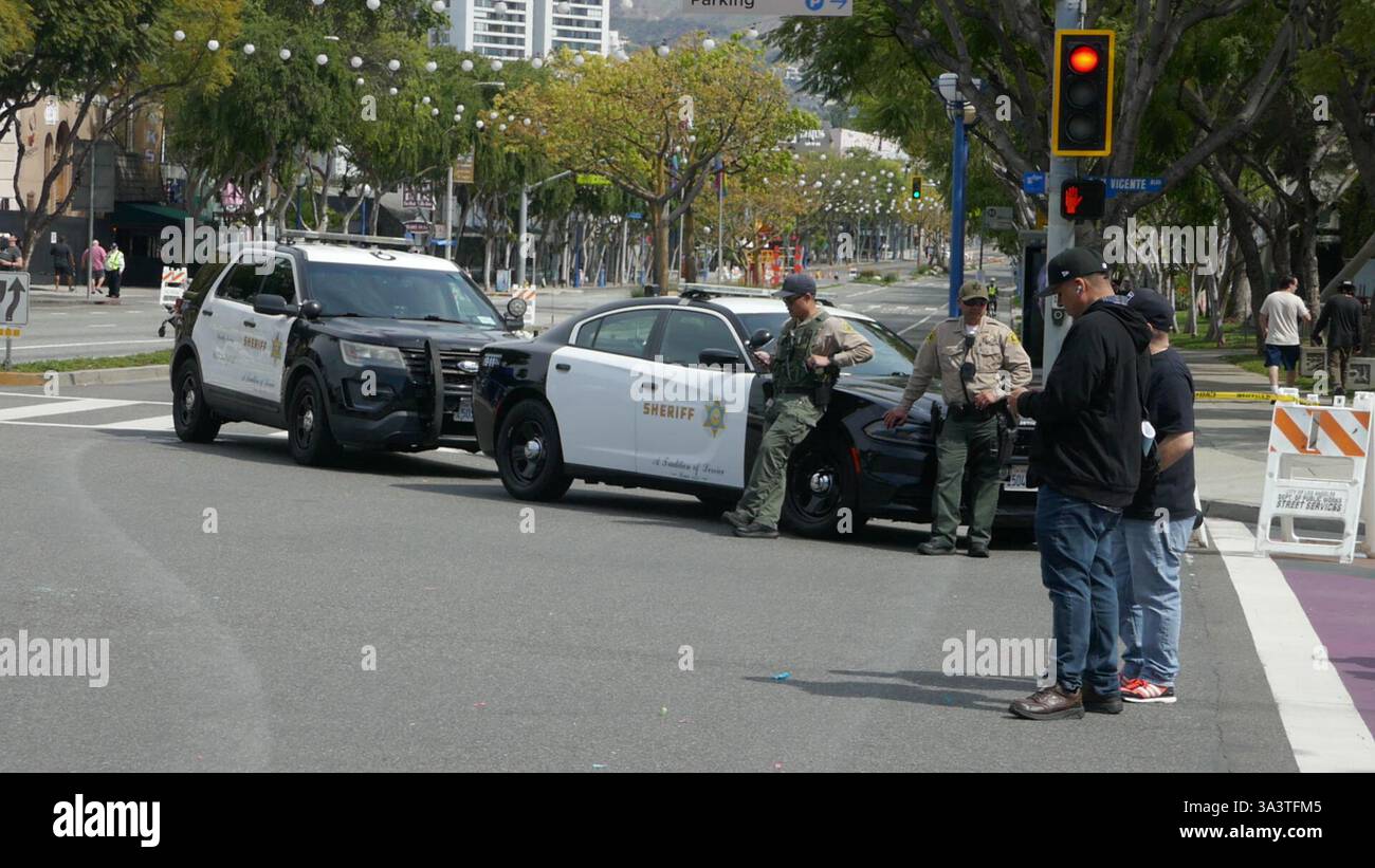 Photo inspiration: Los Angeles California Usa 16Th March 2025 Police And Closed Photo Inspiration