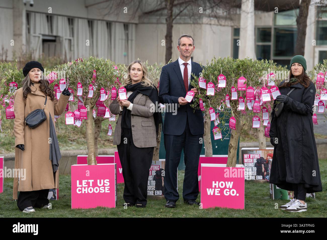 Zoe Black, SNP MSP Karen Adam, and Victoria Burns joins Liam McArthur