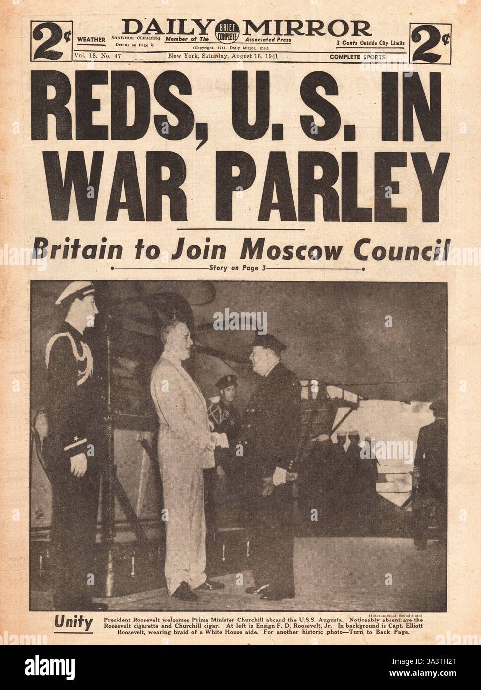 1941 daily mirror hi-res stock photography and images - Alamy