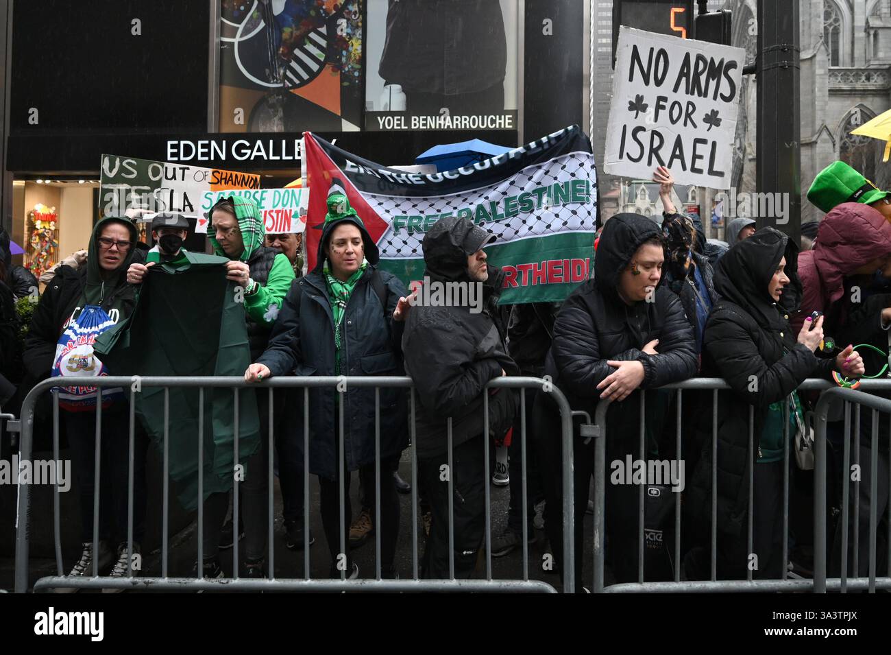 st pattys day 2025 parade route nyc
