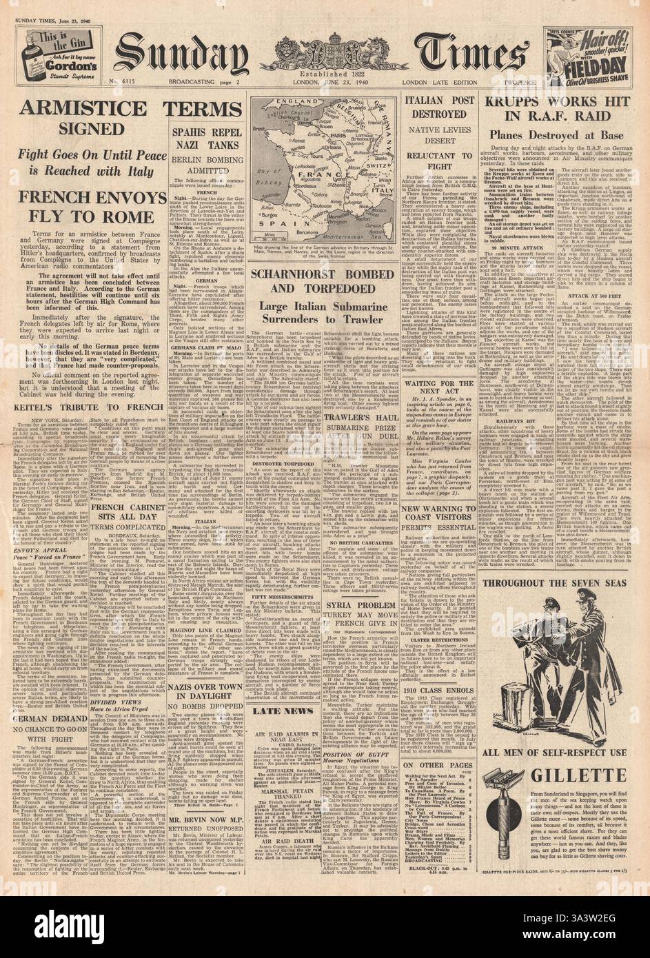 1940 The Times French Sign Armistice Hi res Stock Photography And 1940-the-times-french-sign-armistice-hi-res-stock-photography-and