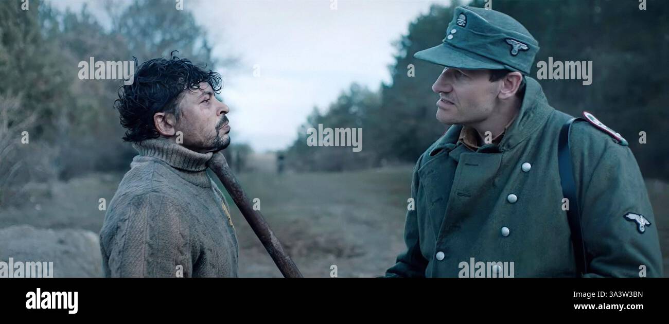 THE WORLD WILL TREMBLE From Left Charlie MacGechan Michael Epp 2025 The World Will Tremble From Left Charlie Macgechan Michael Epp 2025 Vertical Courtesy Everett Collection 3A3W3BN 