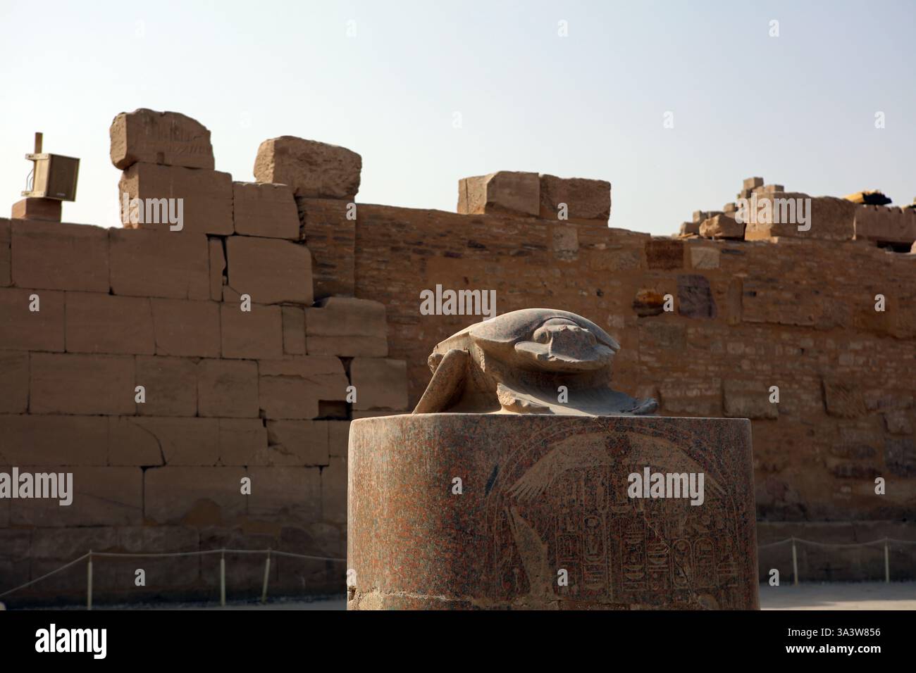 Statue of Khepri in Karnak temple near Luxor, Egypt Stock Photo - Alamy