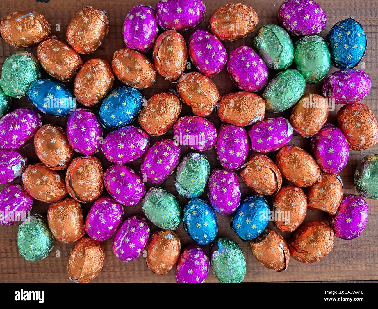 Easter eggs - background shot - Smartphone Captured Stock Image