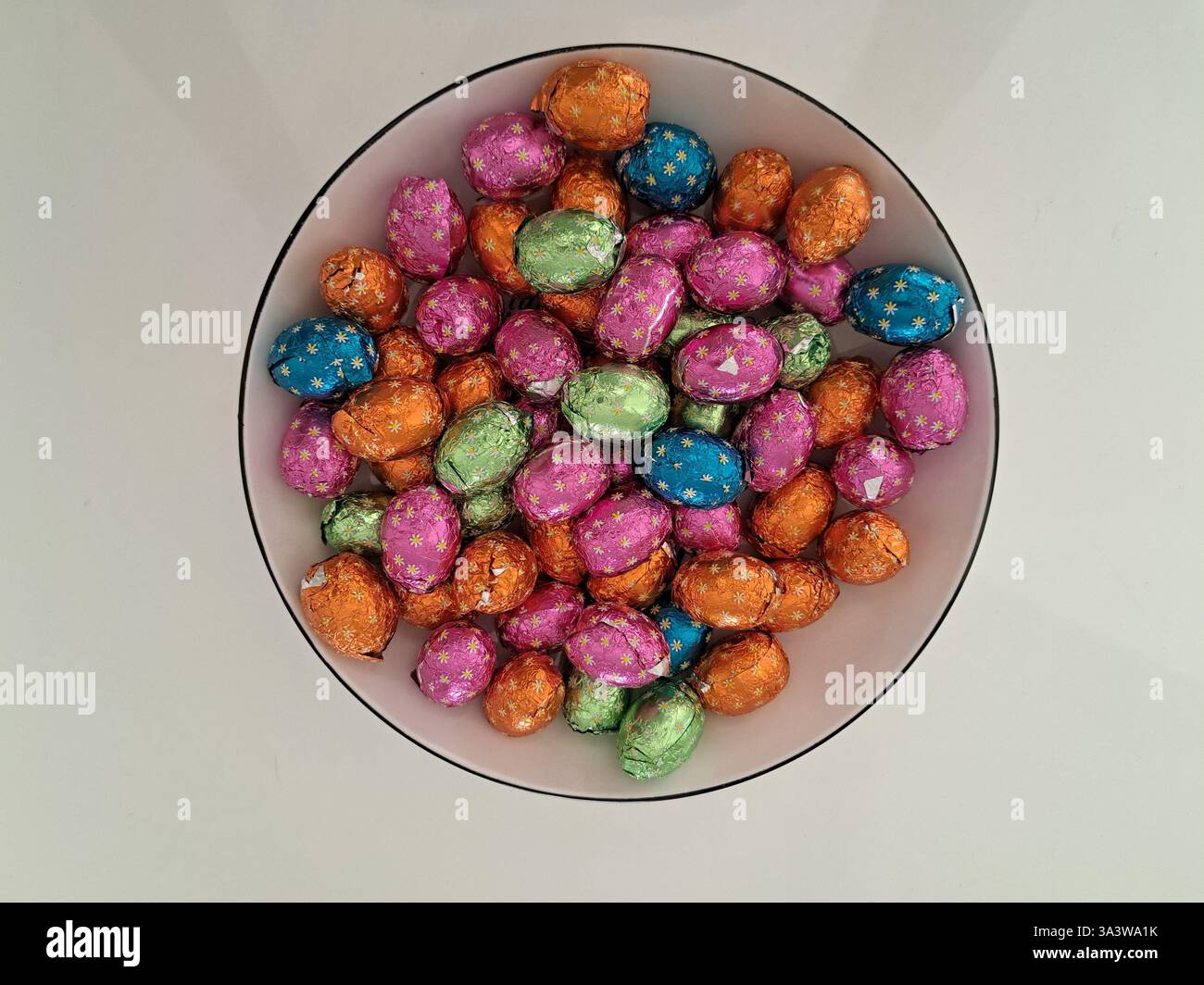 Easter eggs - background shot - Smartphone Captured Stock Image