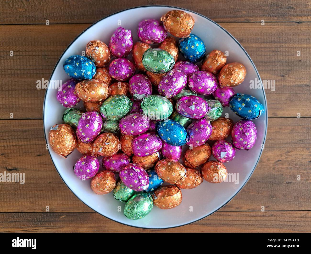 Easter eggs - background shot - Smartphone Captured Stock Image