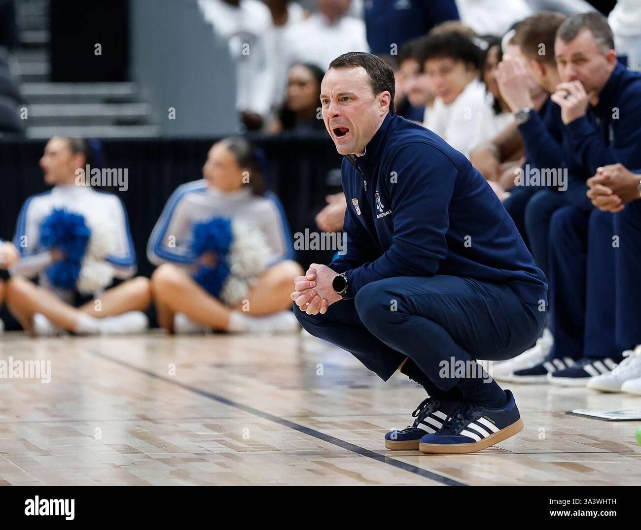 March 12, 2025: Rhode Island Rams Head Coach Archie Miller during an ...