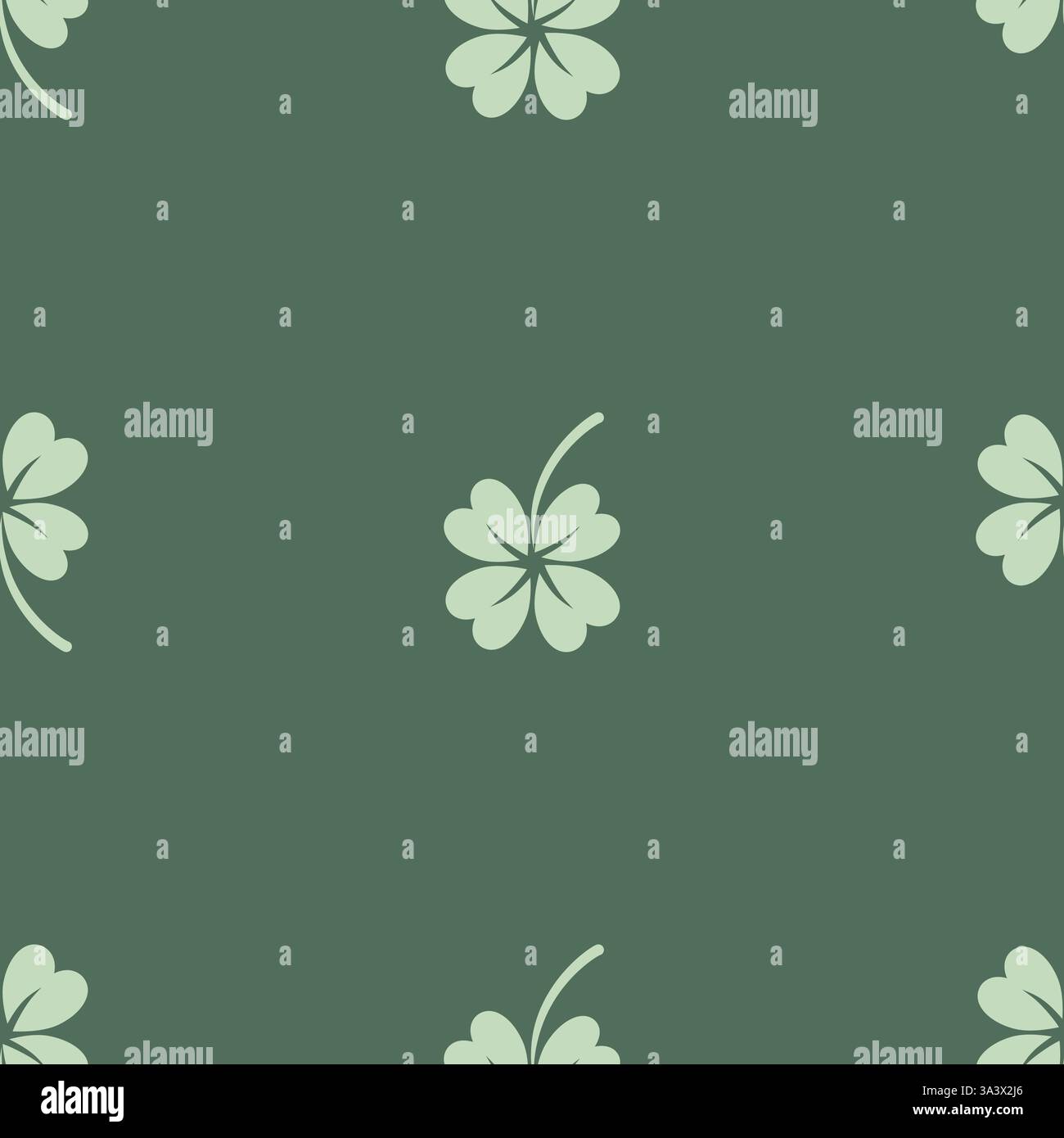 seamless pattern floral and leafy green color Stock Vector Image & Art ...