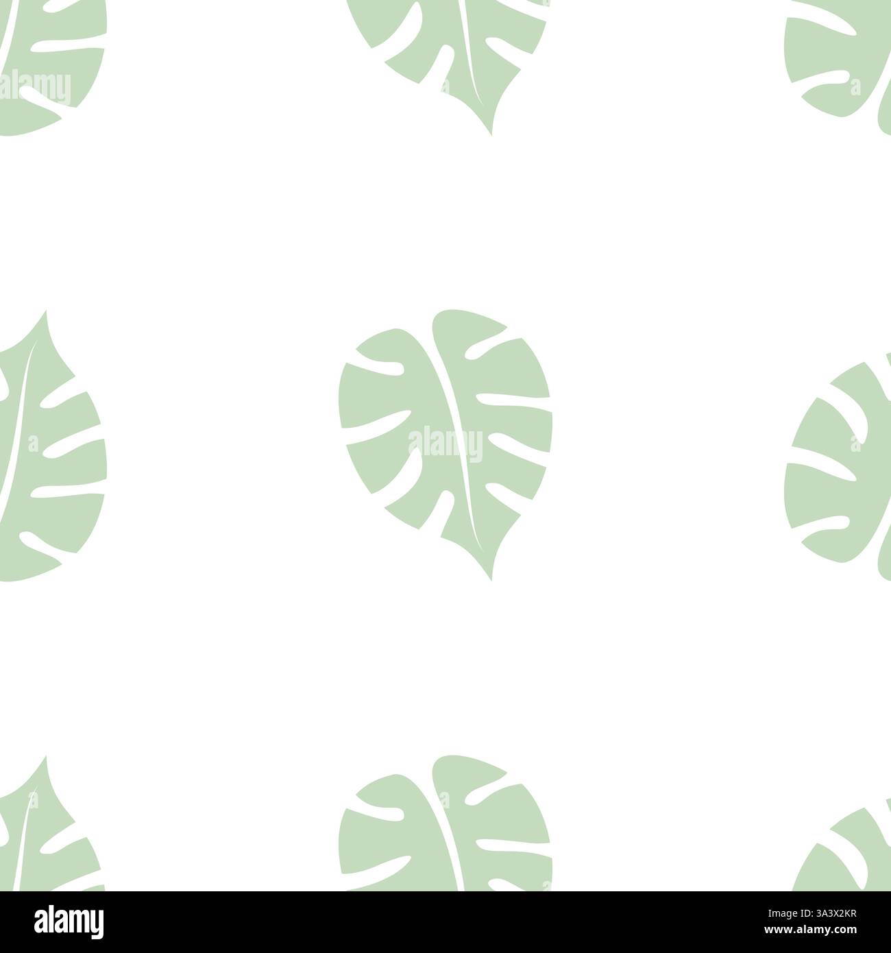 seamless pattern floral and leafy green color Stock Vector Image & Art ...