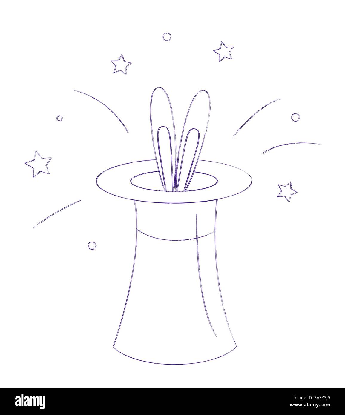 Magician Hat Drawing For Kids