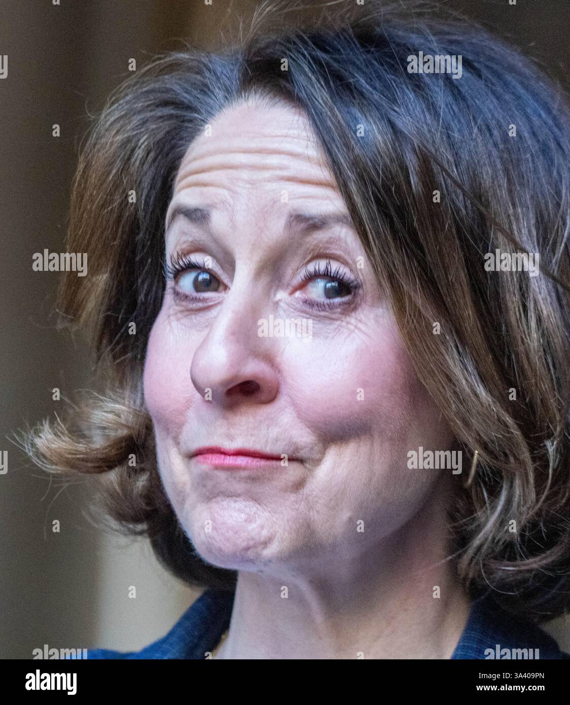 London UK 18 Mar 2025 Liz Kendal, Work & Pensions Secretary, arrives at ...