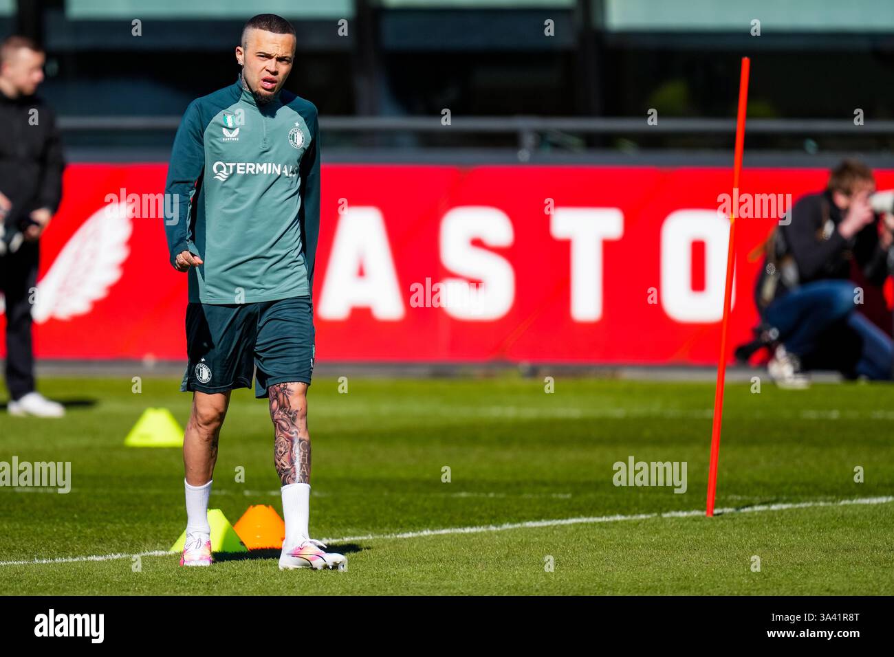 Rotterdam - Quilindschy Hartman of Feyenoord during a public training ...