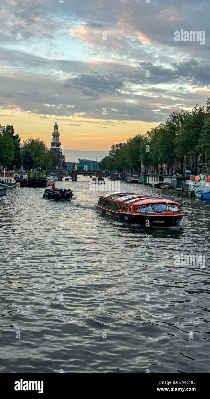 Amsterdam Canals - Smartphone Captured Stock Image