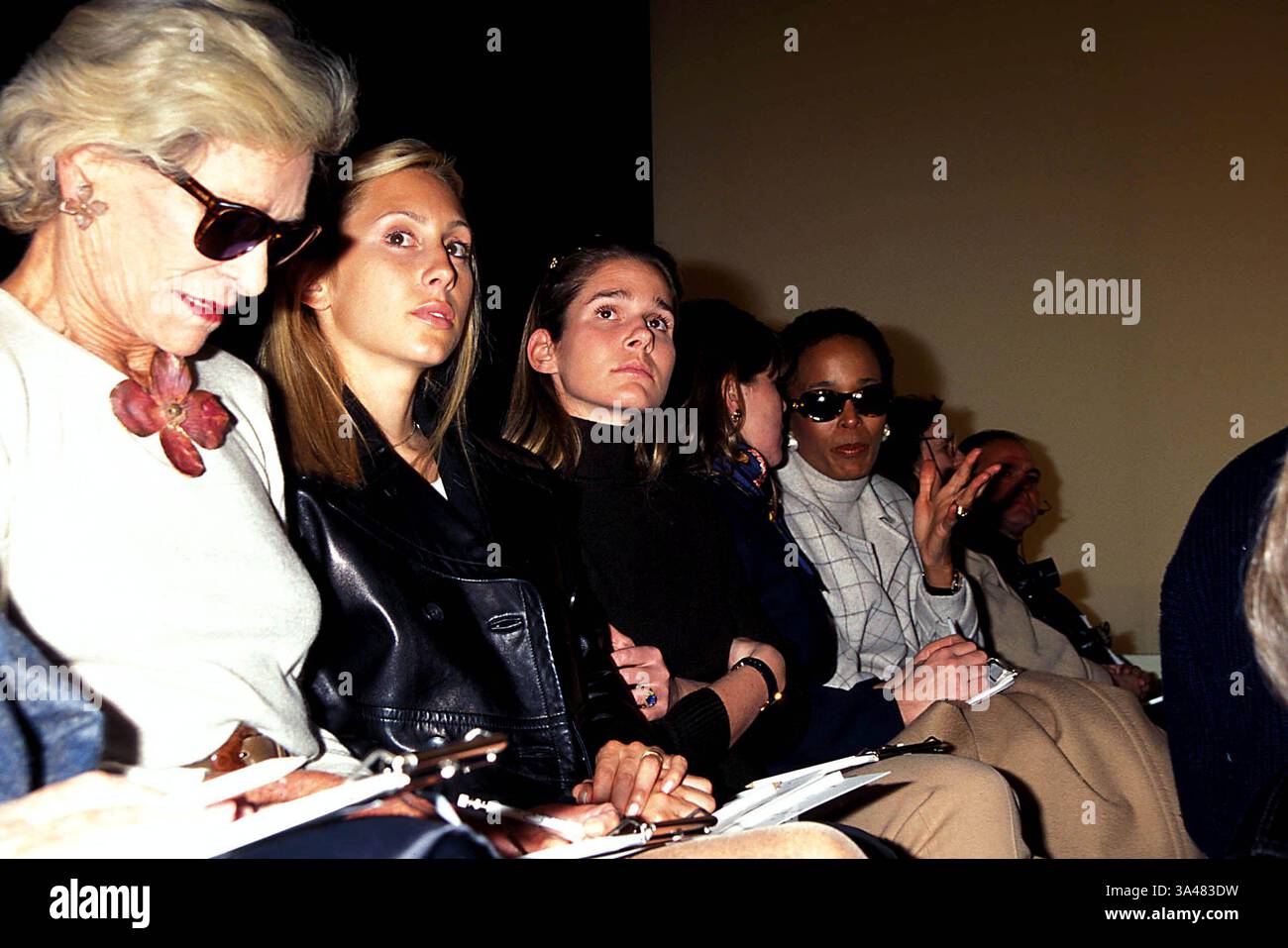 Jan. 1, 2011 - K8374RHART              SD0410.OSCAR DE LA RENTA FALL FASHION SHOW 97 IN NEW YORK CITY.NAN KEMPNER, ALEXANDER MILLER, AERIN LAUDER AND FAYE WATTLETON. ROSE HARTMAN/   1997.RK 21204(Credit Image: © Globe Photos/ZUMAPRESS.com) Stock Photo