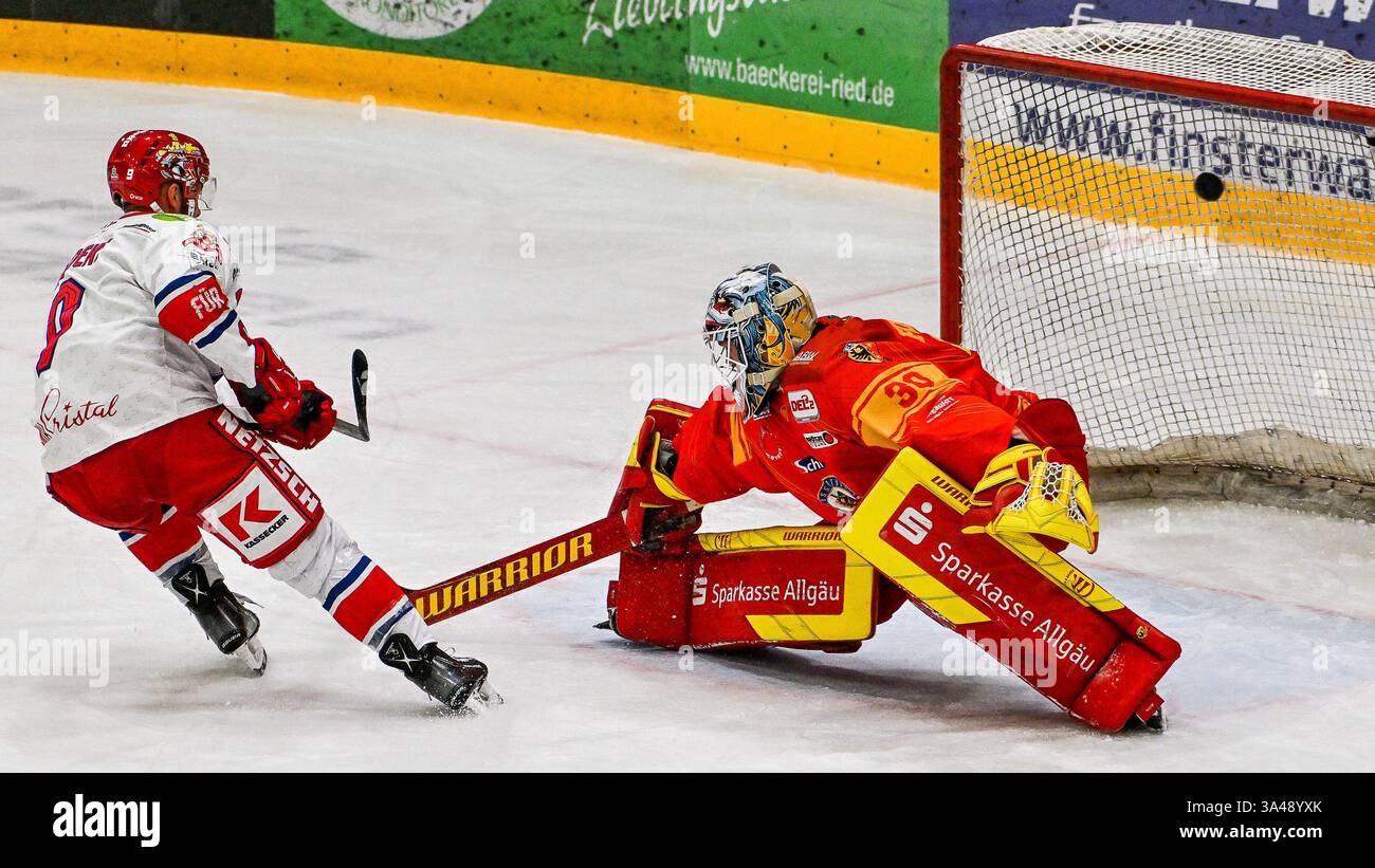18.03.2025, energie schwaben arena, Kaufbeuren, GER, DEL2, Play-Downs ...
