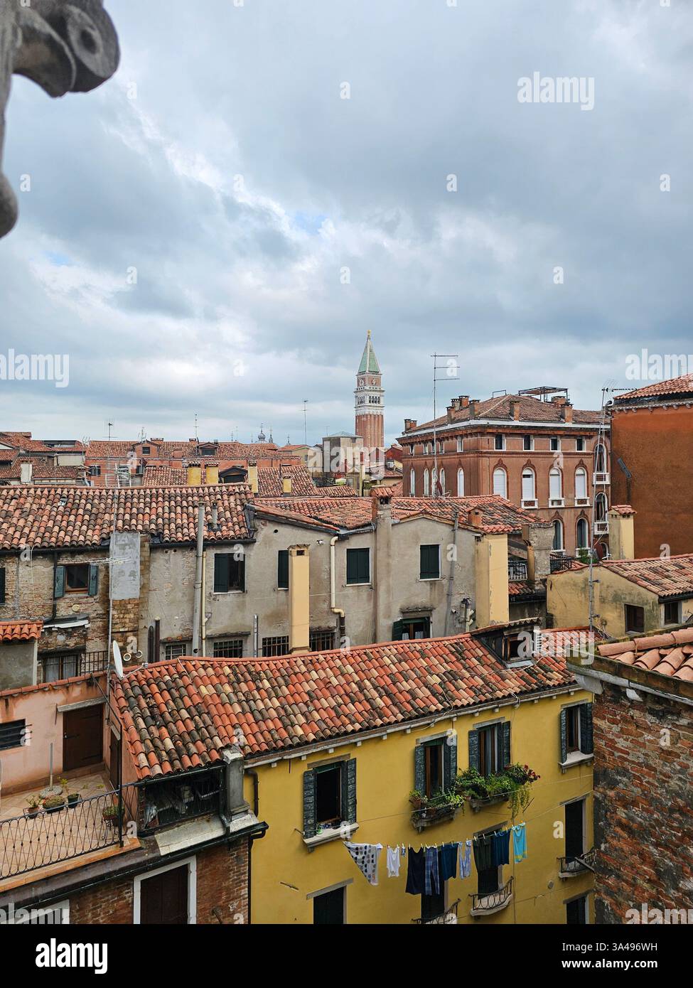 Venice landscapes from a rainy day - Smartphone Captured Stock Image