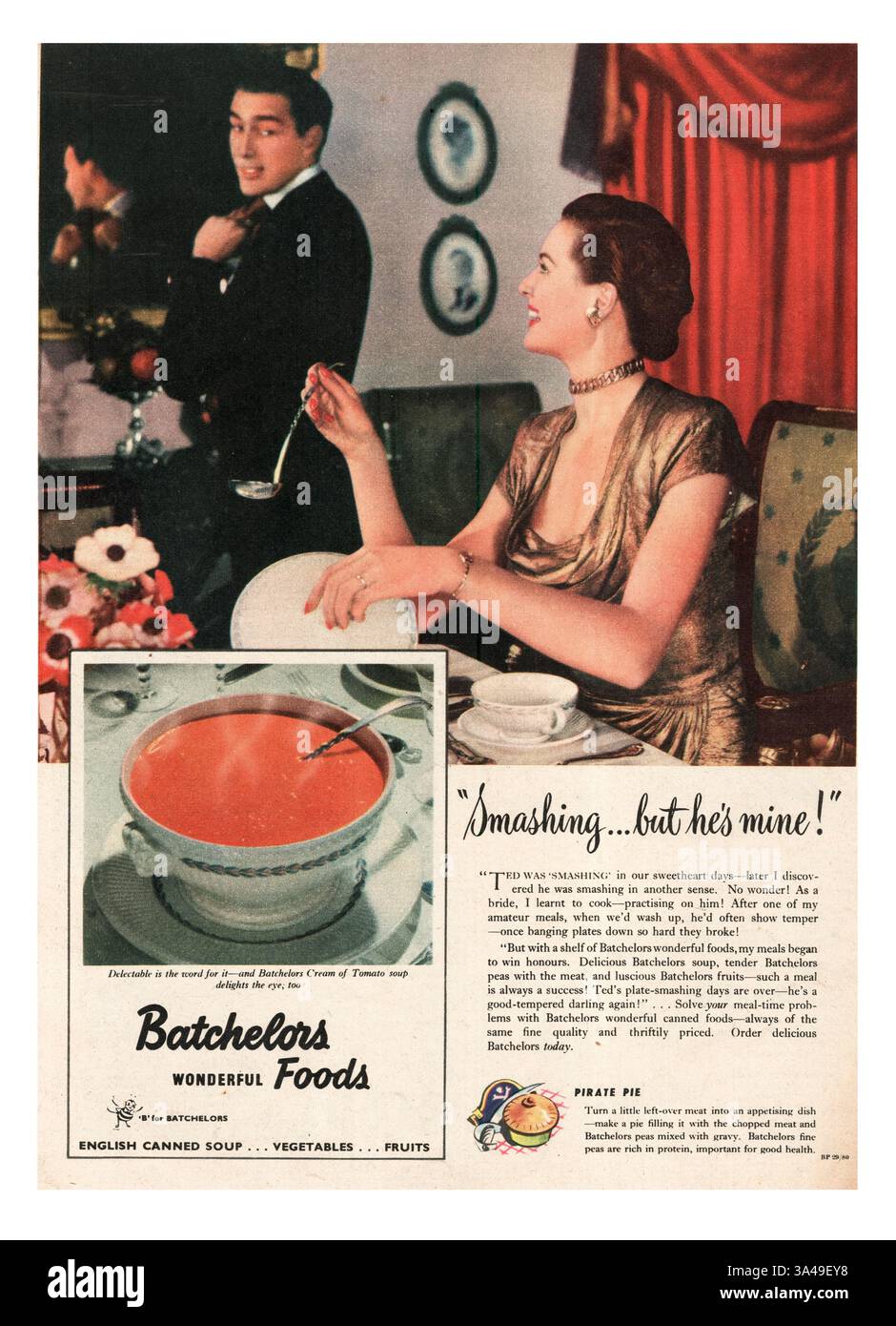 1951 UK advert Batchelors Foods Stock Photo - Alamy