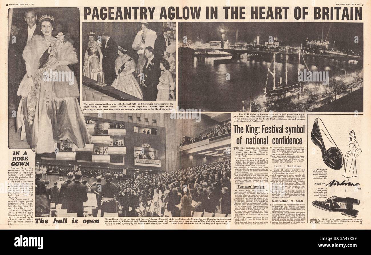 Festival of britain 1951 london hi-res stock photography and 