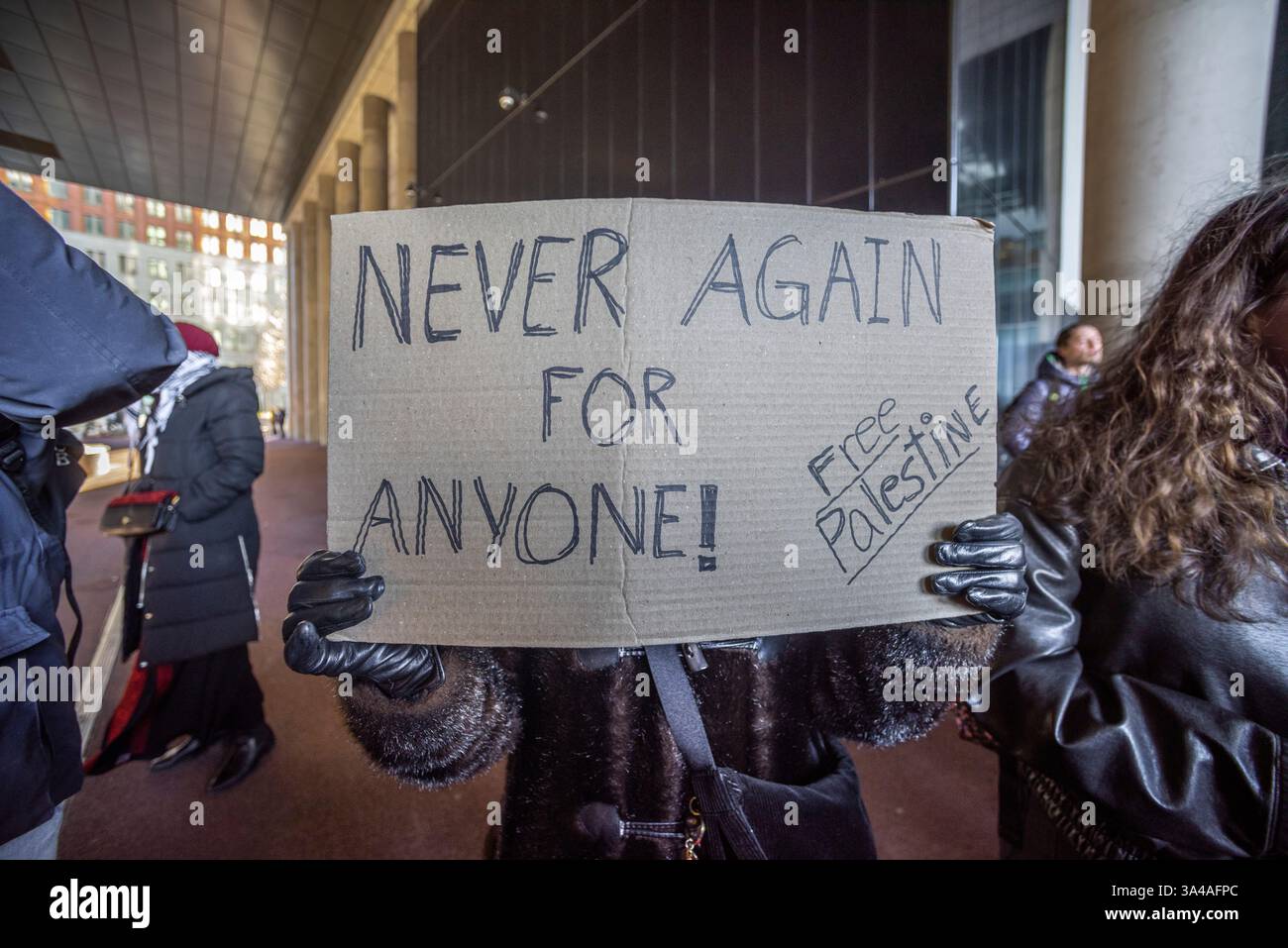 The Hague Demands Accountability TODAY. Demonstration outside Ministry of Foreign Affairs in The Hague Stock Photo