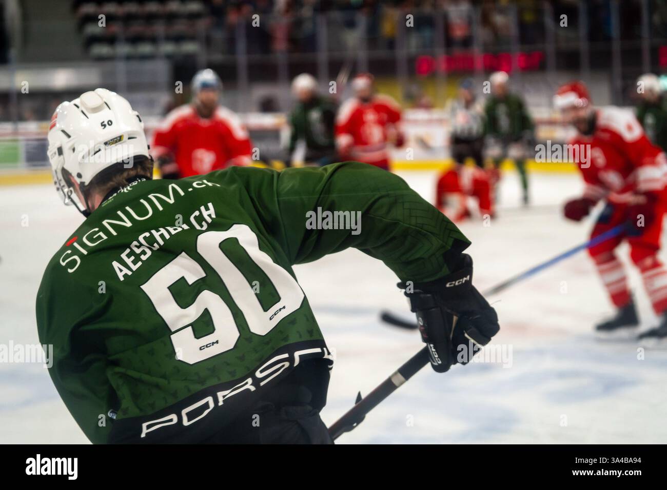 Visp Images Visp, Schweiz, 18.03.2025 Playoff Final Game 2 Sky Swiss League - EHC ...