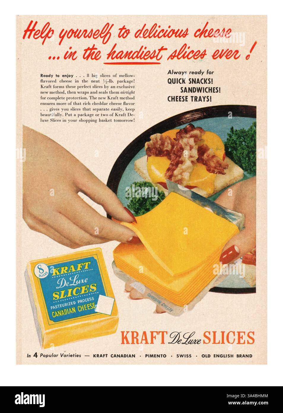 極希少 1920's vintage kraft cheese company Kraft cheese 1920s hi-res stock photography and images - Alamy