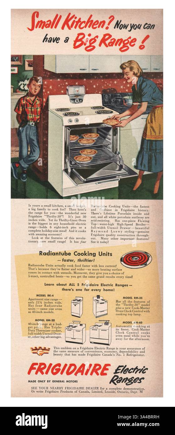 Frigidaire ad hi-res stock photography and images - Alamy