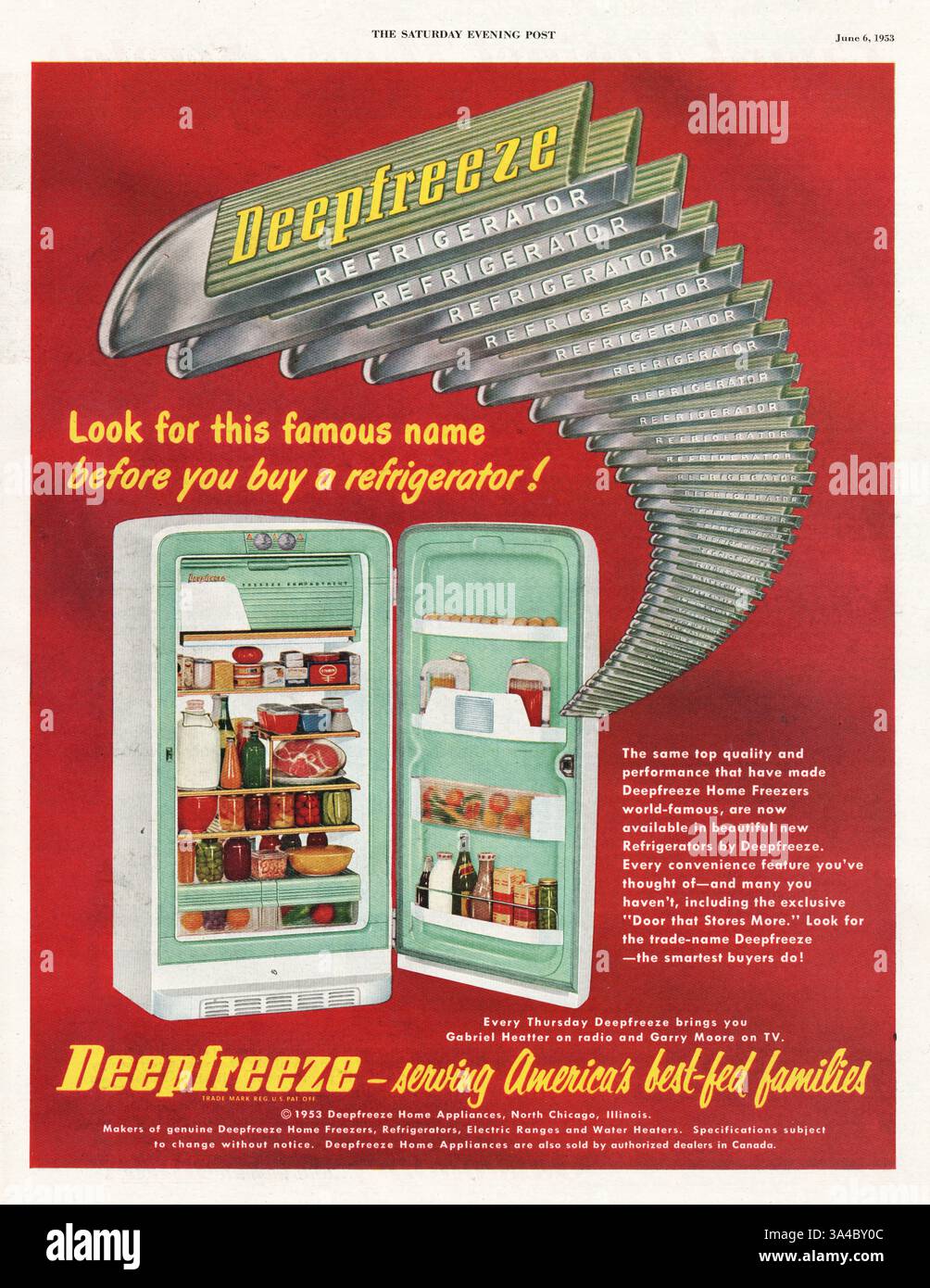 Deepfreeze refridgerator hi-res stock photography and images - Alamy