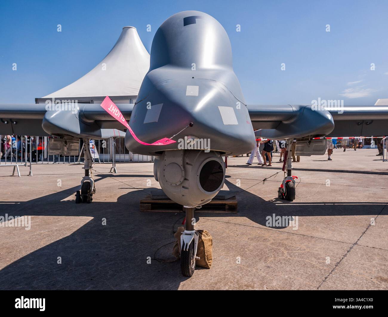 Belin, Germany - June.11.2010: IAI Heron I Shoval MALE UAV (medium ...