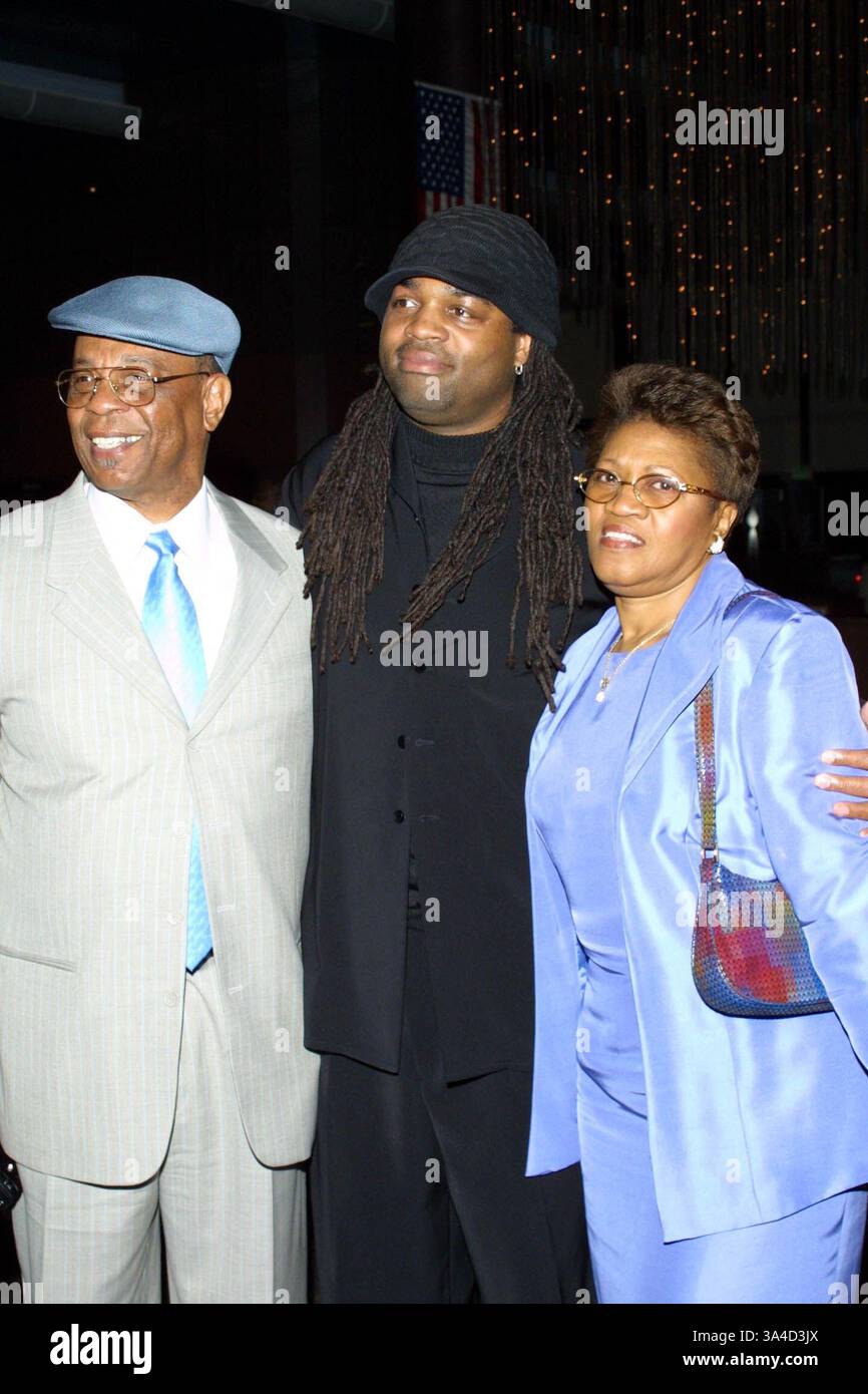 June 4, 2003 - K30971TR                                                                              6/4/03.PREMIERE OF JASPER, TEXAS AT THE DIRECTORS GUILD OF .AMERICA HOLLYWOOD CA..JEFF BYRD MOTHER ALDRA &FATHER. TOM RODRIGUEZ/(Credit Image: © Globe Photos/ZUMAPRESS.com) Stock Photo
