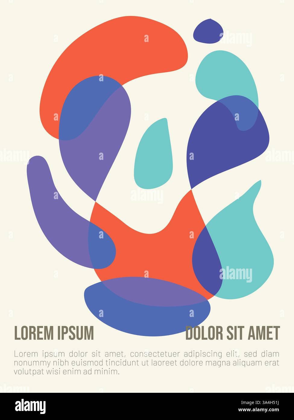 Vintage Bauhaus Design Poster Vector. abstract bauhaus style summer ...