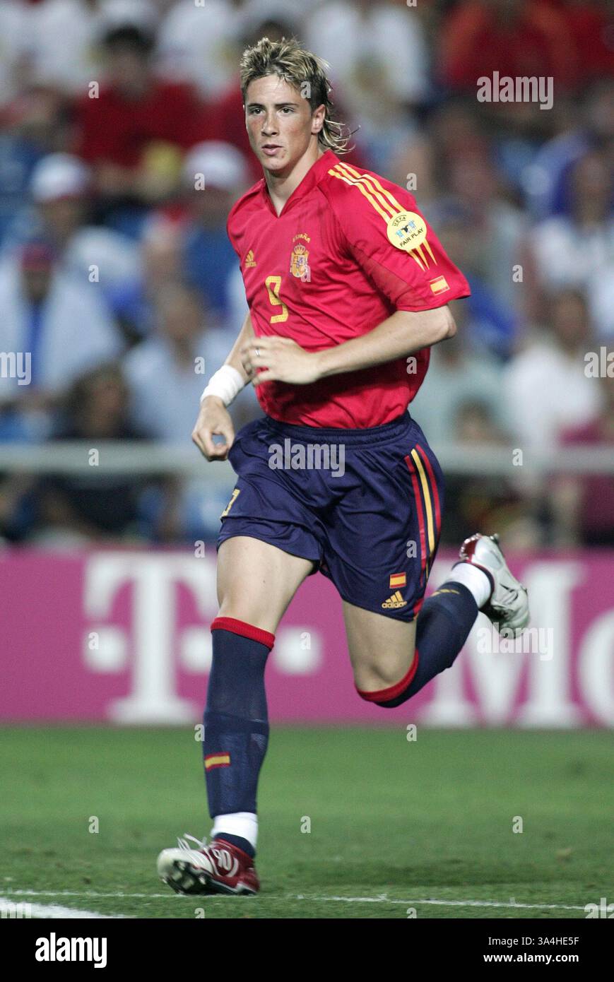 スペイン代表 #7 ラウル ユーロ2004パッチ付 オーセンティック 長袖
