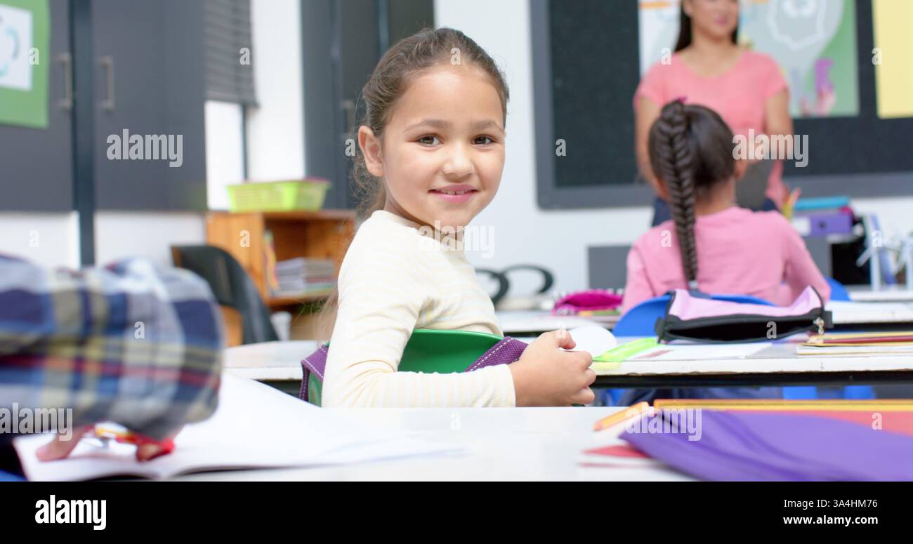Girl writing book hi-res stock photography and images - Alamy