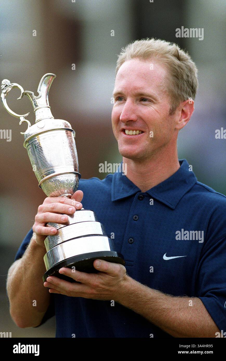 David duval the open champion 2001 the hi-res stock