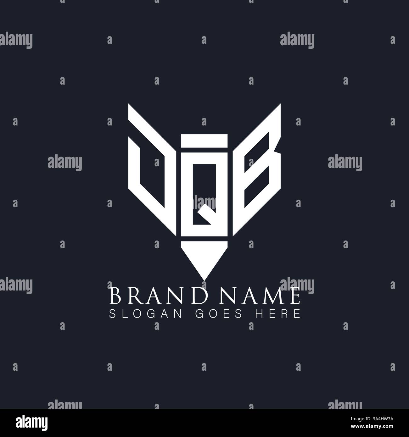 Dqb logo design hi-res stock photography and images - Alamy