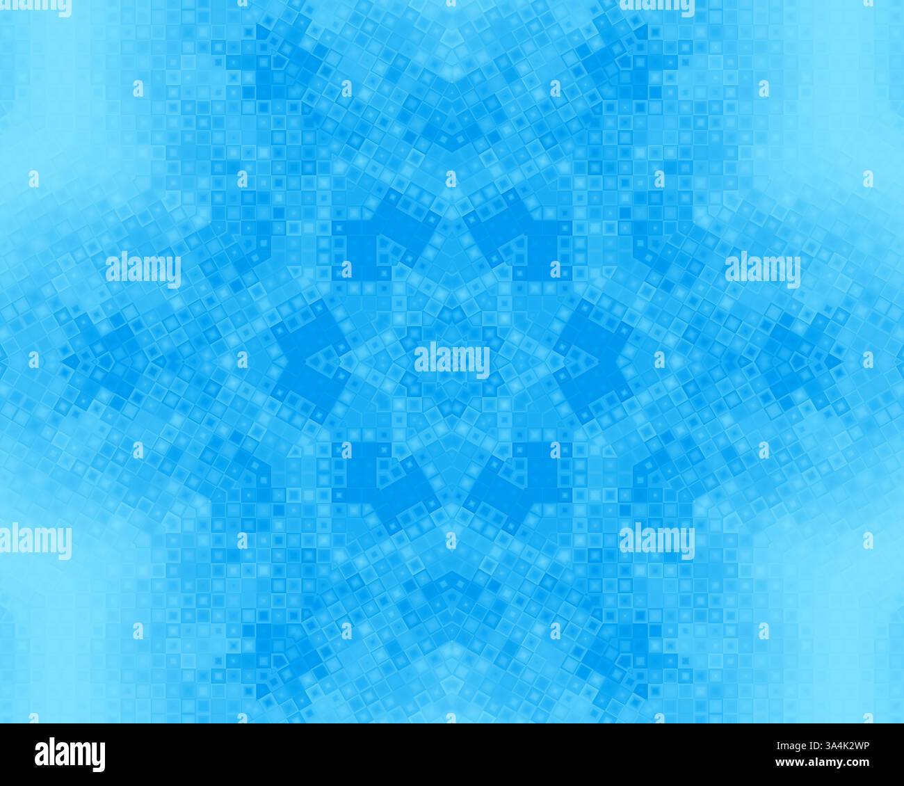 Abstract blue background with concentric pattern Stock Photo - Alamy