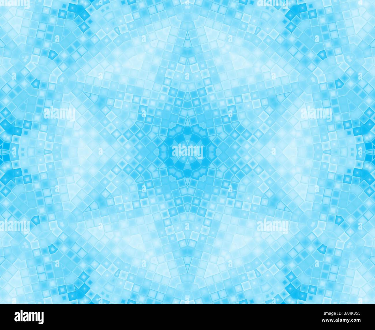 Abstract blue concentric pattern of different squares Stock Photo - Alamy