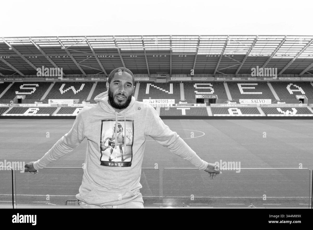 Ashley Williams at Swansea Stock Photo Alamy
