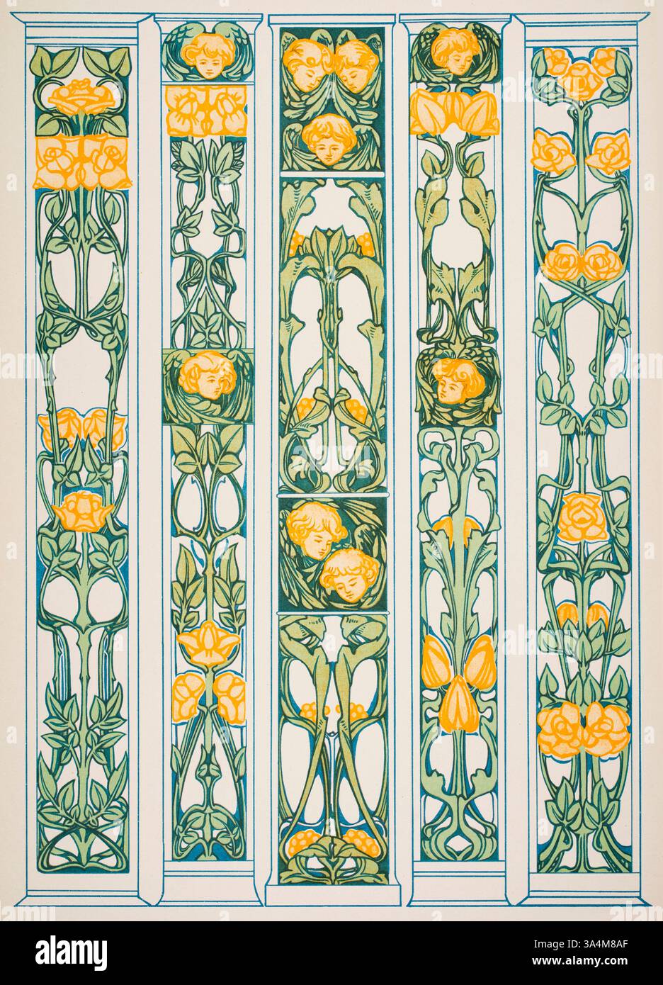 Pilasterfullungen, Pillaster pillar fillings interior, designs by ...