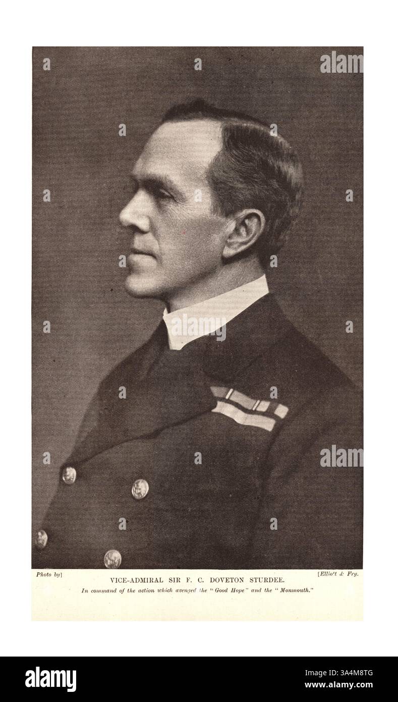 1915 photo Admiral Sir Frederick Doveton Sturdee Stock Photo