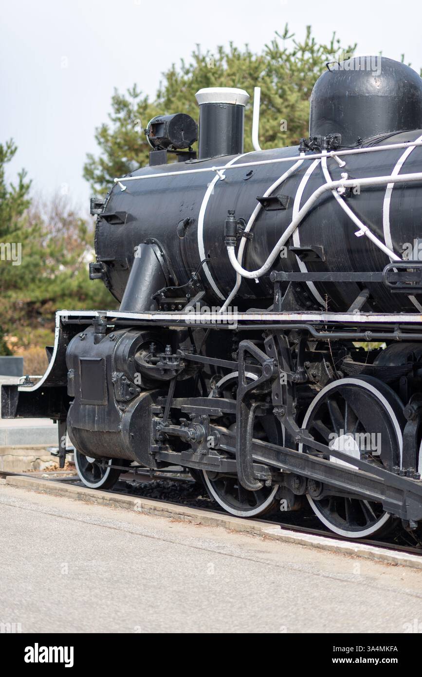 Dmz Train Peace Train locomotive at the DMZ near Third Infiltration Tunnel in ...