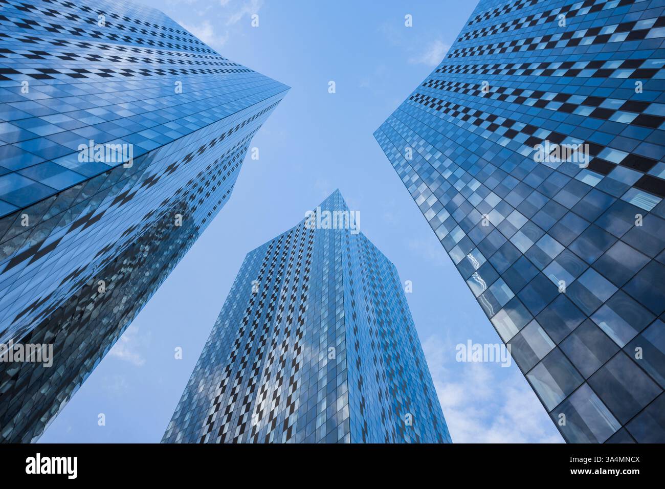 Deansgate Square close up. Stock Photo