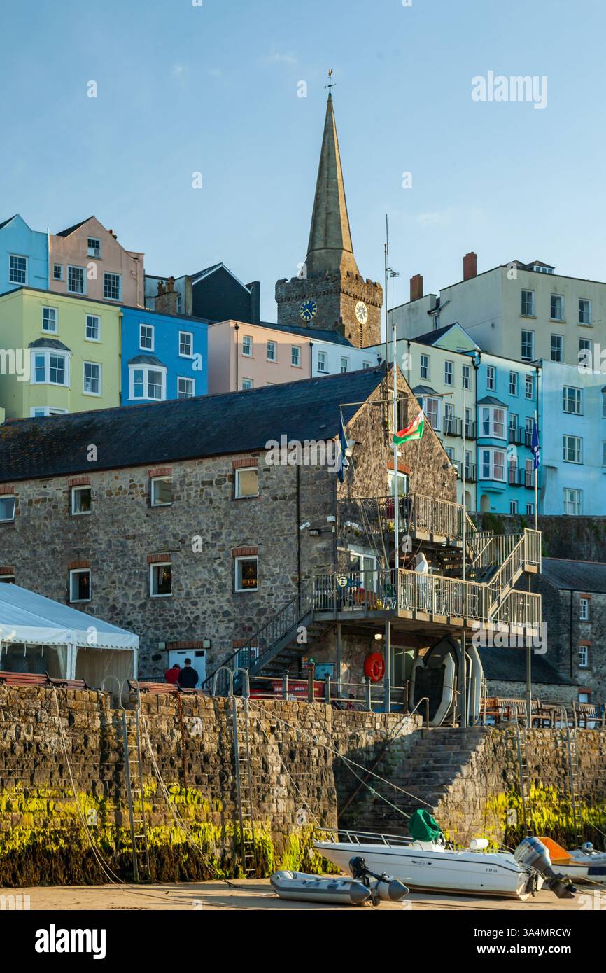 Summer afternoon in Tenby. Stock Photo