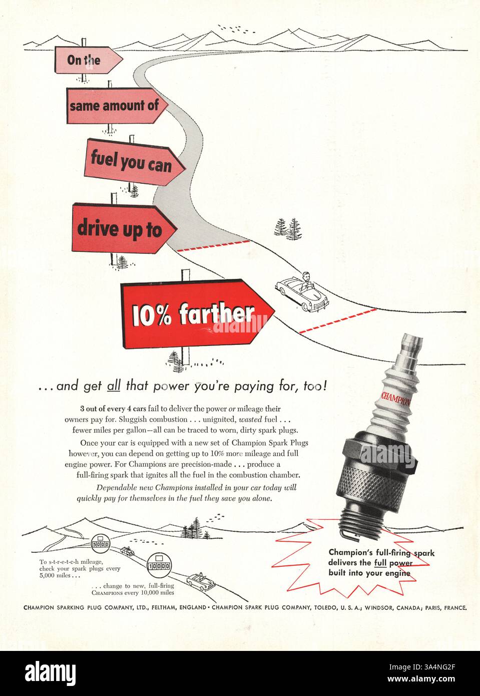 Champion spark plug hi-res stock photography and images - Alamy