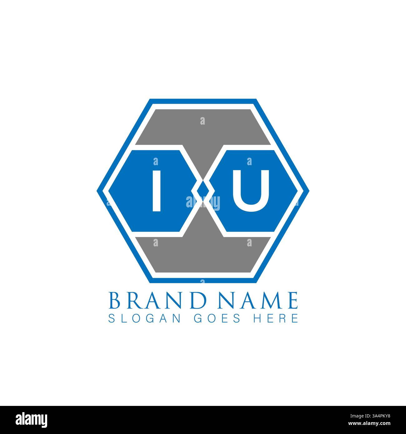 JI Unique modern flat abstract geometric initials vector letter logo design. JI monogram logo. Stock Vector