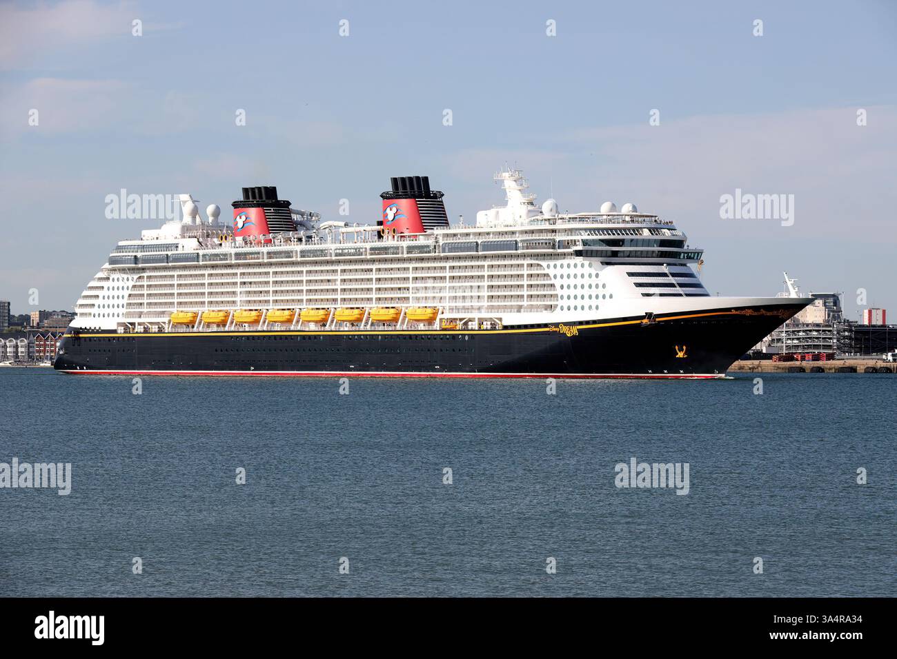 Disney Britain Disney Cruise Line 'Disney Dream' departing Southampton, Hampshire ...