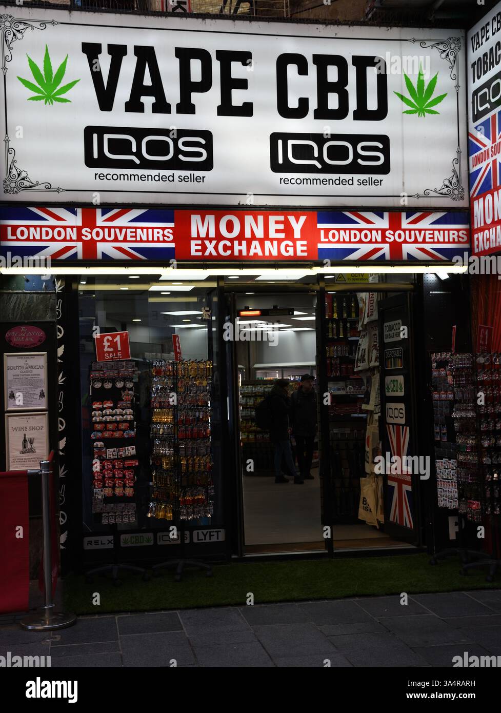 Tobacco products shop hi-res stock photography and images
