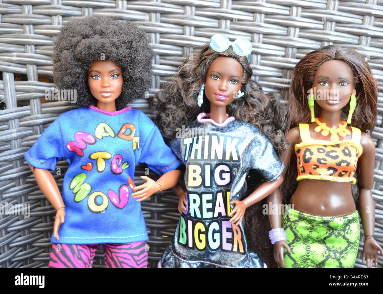 Black barbie doll afro american hi-res stock photography and images - Alamy