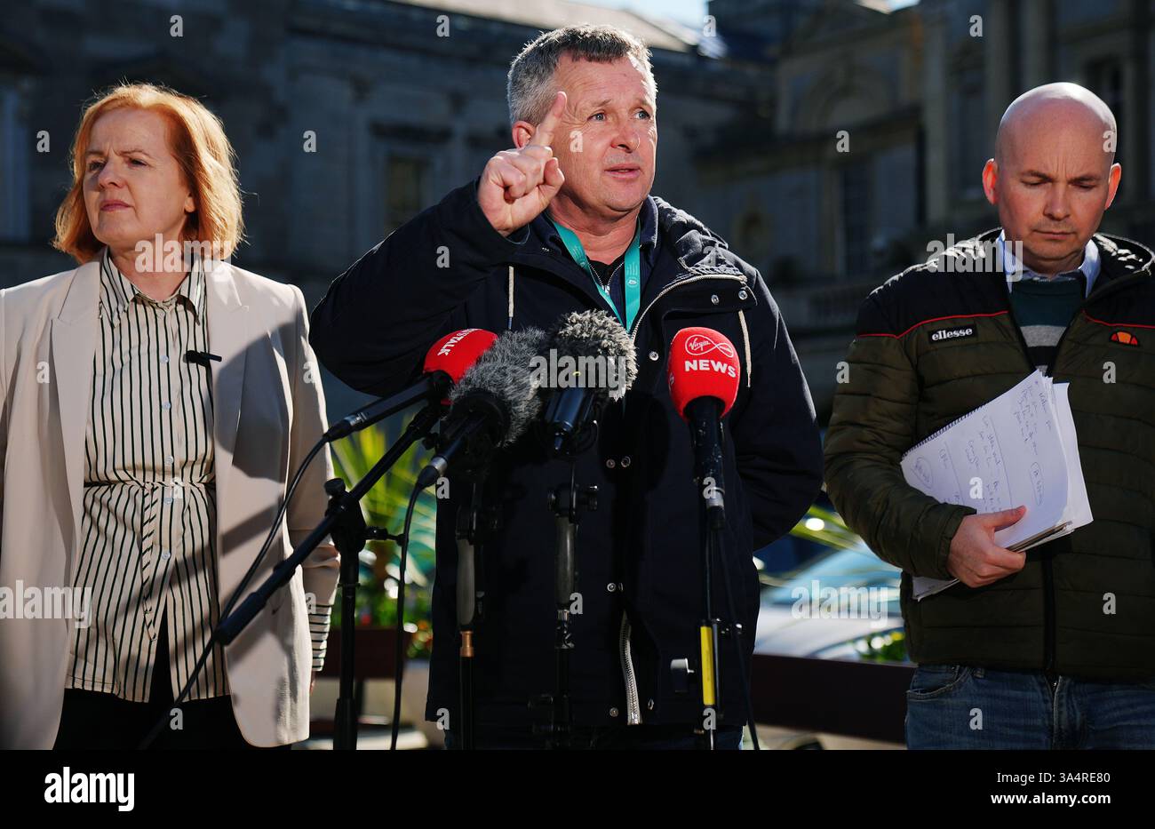 Solidarity-People Before Profit's Ruth Coppinger (left) Richard Boyd ...