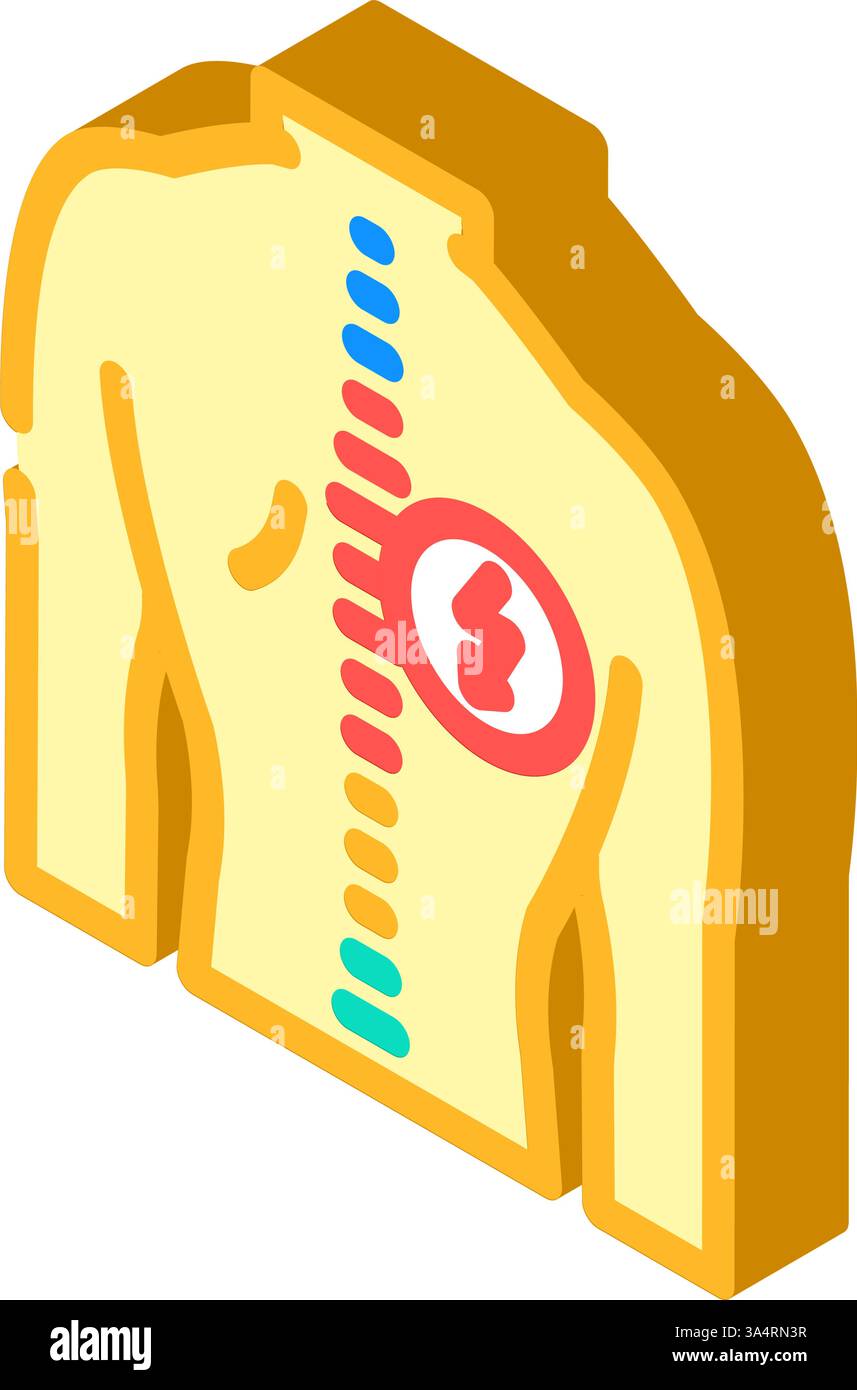 spinal cord analysis isometric icon vector illustration Stock Vector ...